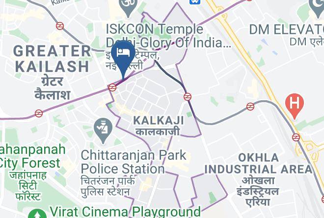 Kalkaji - Fabhotel Conclave Executive Maps