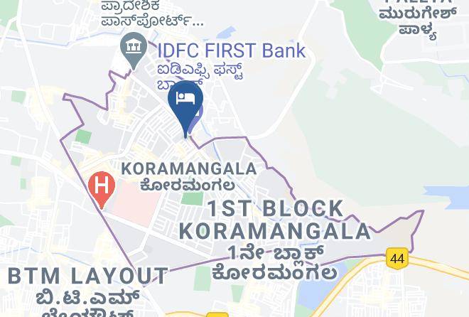 Bengaluru - Fabhotel Corporate Crown Ii 100 Safe Place To Stay Maps