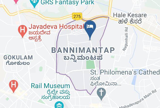 Mysore - Fabhotel Dawn Maps