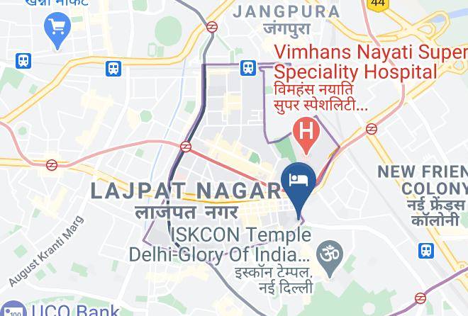 New Delhi - Fabhotel Dilli Homestay 100 Safe Place To Stay Maps