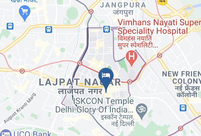 New Delhi - Fabhotel Floyd Maps