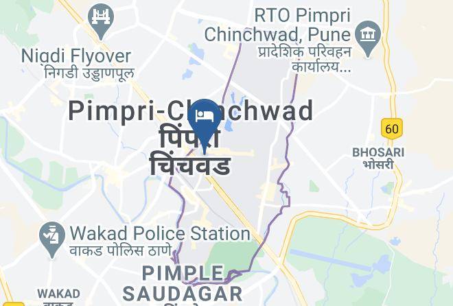 Chinchwad - Fabhotel Gharonda Residency Maps