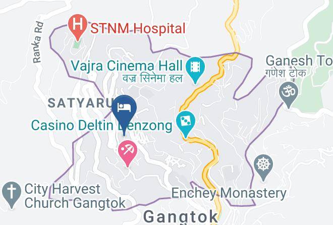 Gangtok - Fabhotel Innori Maps