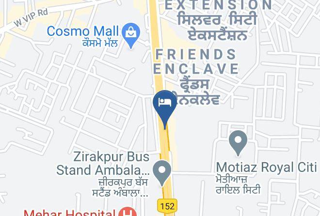 Zirakpur - Fabhotel Jannat 100 Safe Place To Stay Maps
