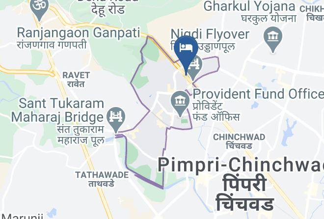 Chinchwad - Fabhotel Krishna Regency Maps