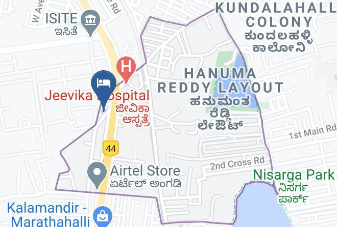 Bengaluru - FabHotel Prince Regency Maps