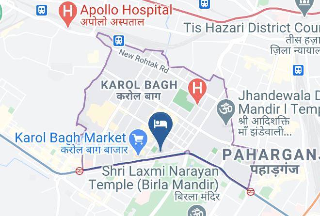 Karol Bagh - Fabhotel Marble Arch Maps