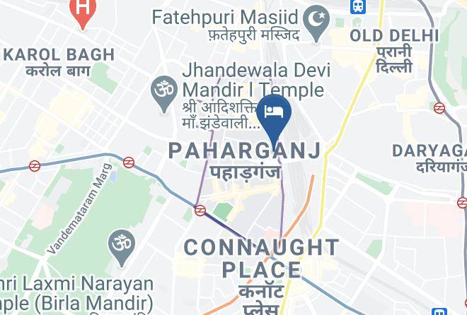 Paharganj - Capital O 16011 Hotel Mohan International Maps
