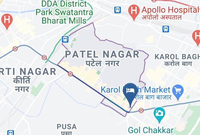 New Delhi - Fabhotel Nagpal Palace Maps