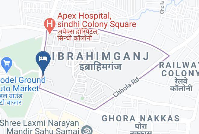 Bhopal - FabHotel Prime President Maps