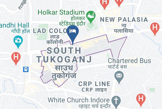 Indore - Fabhotel Prime Amrit Residency Maps