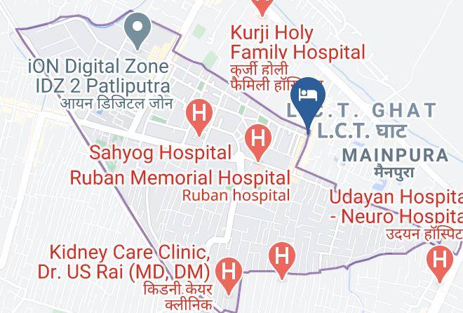 Patna - Fabhotel R D Green Resort Maps