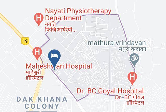 Mathura - Fabhotel Regal Maps