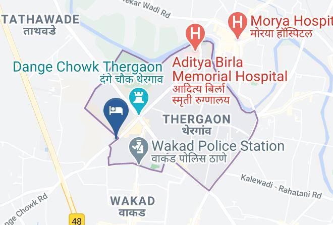 Chinchwad - Fabhotel Satish Executive Hinjewadi Maps