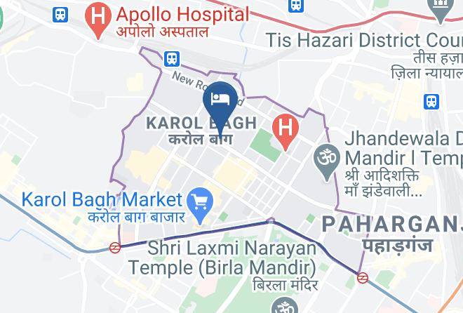 Karol Bagh - Fabhotel Sehej Continental Maps