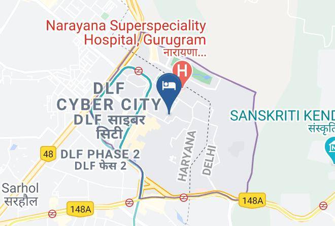 Gurgaon - Fabhotel Staayz Premium Maps