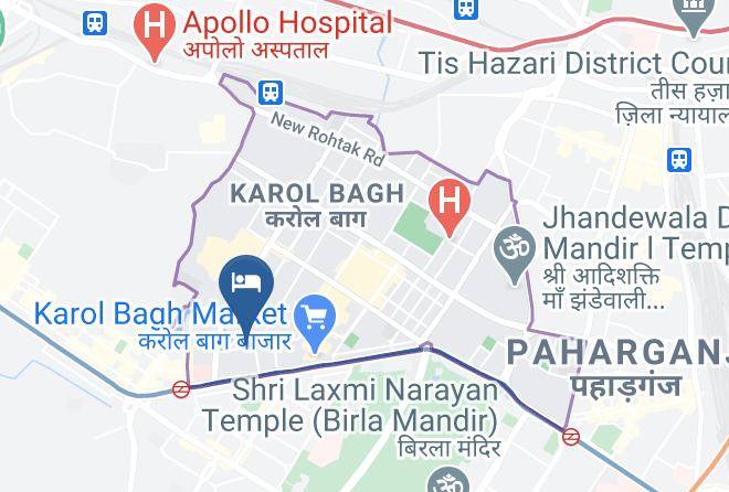 Karol Bagh - Fabhotel Sunstar Heights Maps