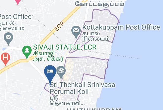Muthialpet - Fabhotel Thaneegai Residency Maps