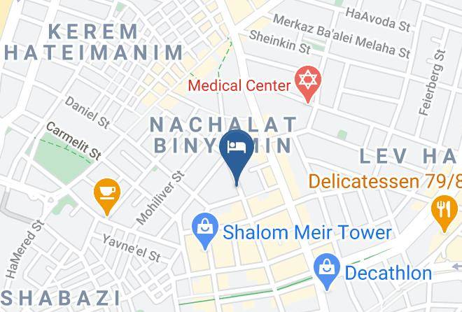 Tel Aviv Yafo - Fabric Hotel Tel Aviv Maps