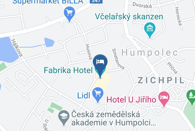 Fabrika Hotel Map