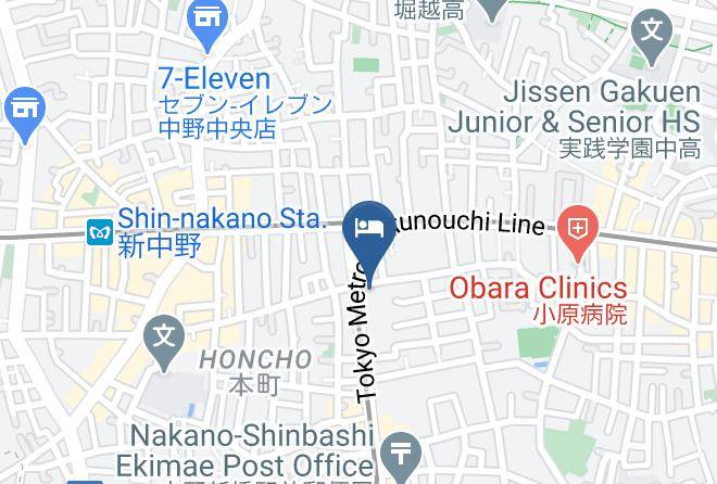 Nakano Ward - Fabulous Nakano Condo Hotel Maps