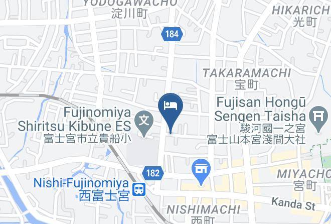 Fujinomiya City - Face To Face Maps