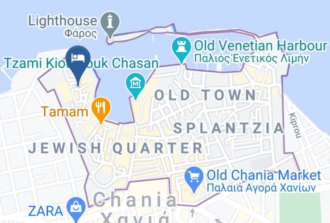 Khania - Fagotto Art Residences Chania Crete Maps