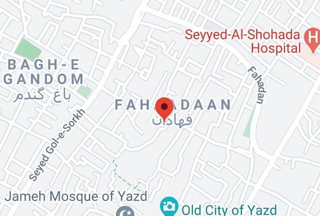Yazd - Fahadan Museum Hotel Maps