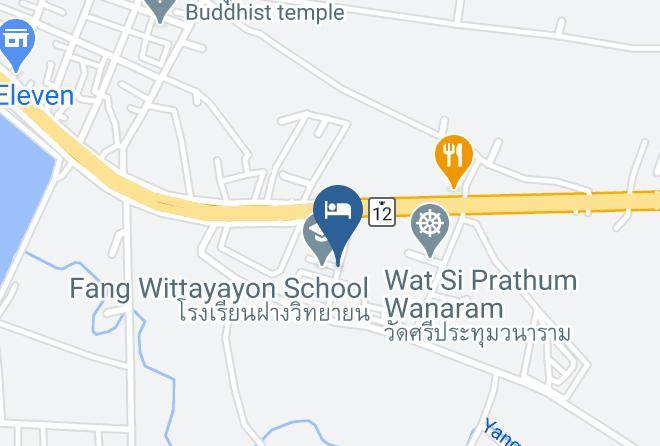 Amphoe Ban Fang - Fahfang Sport Resort And Hotel Maps