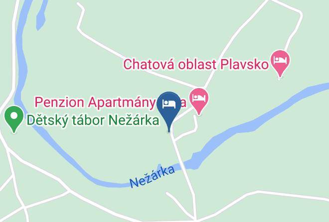 Jindrichuv Hradec - Fahnrichuv Mlyn Penzion Maps
