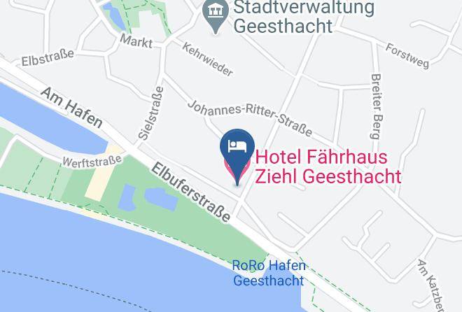 Hotel Fahrhaus Ziehl Geesthacht Map