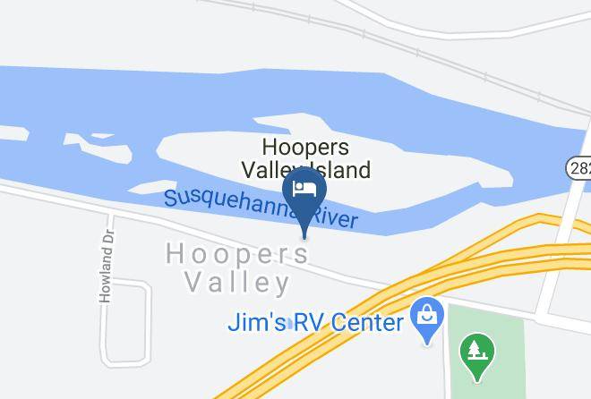 Tioga - Fainting Goat Island Inn Maps