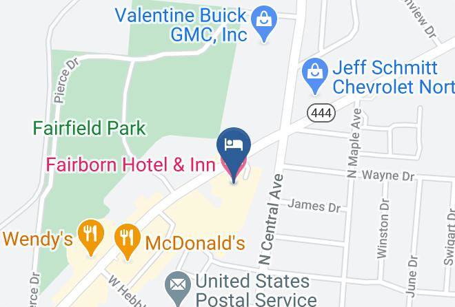 Greene - Fairborn Hotel & Inn Maps