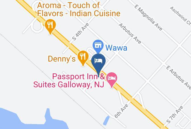 Fairbridge Hotel Atlantic City Map