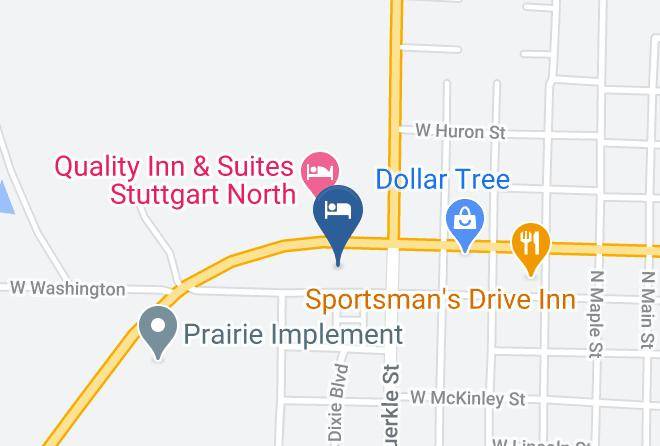 Arkansas - Fairbridge Inn Express Stuttgart Maps