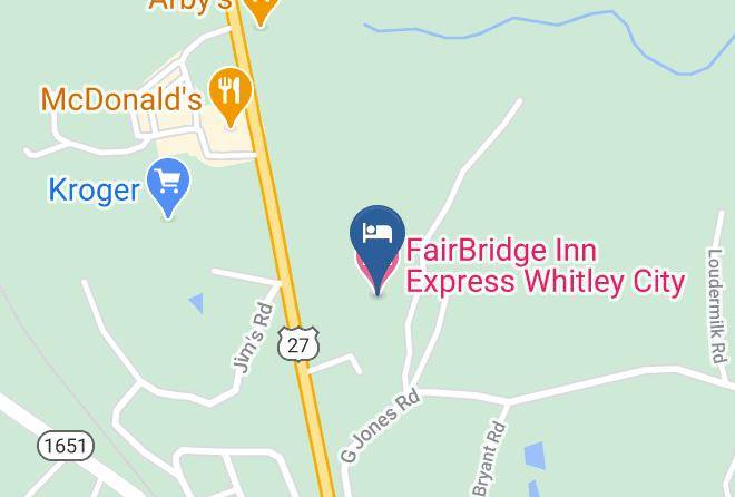 Mccreary - Fairbridge Inn Express Whitley City Maps