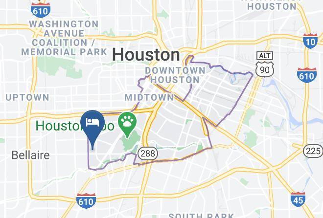 Harris - Rodeway Inn & Suites Medical Center Maps