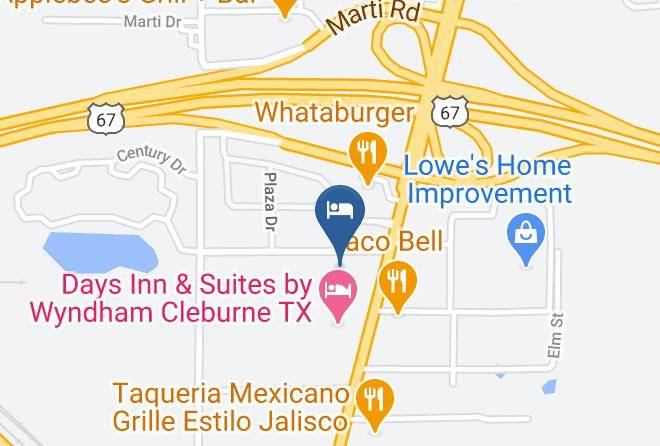Johnson - Fairbridge Inn & Suites Cleburne Maps