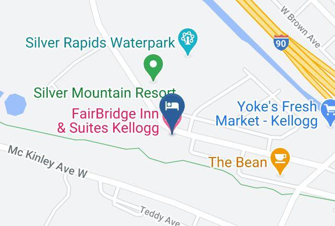 Shoshone - Fairbridge Inn & Suites Kellogg Maps