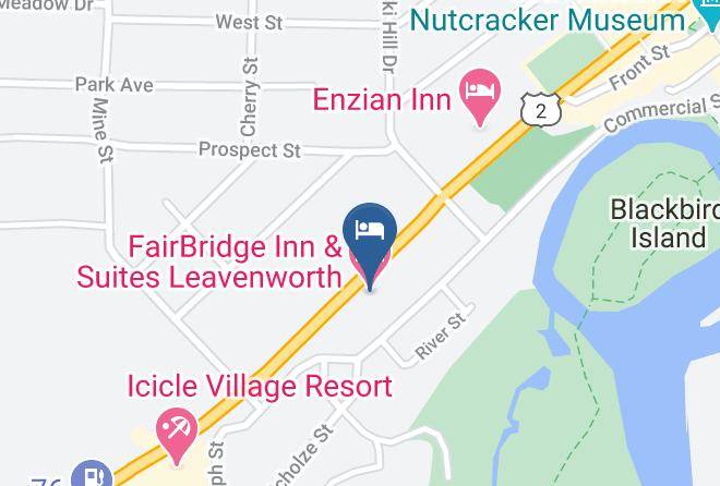 Fairbridge Inn & Suites Leavenworth Harita - Washington - Chelan
