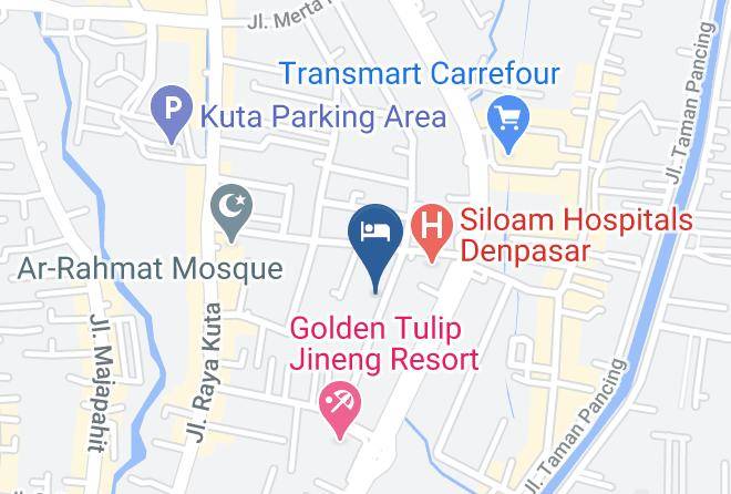 Badung Regency - Fairfield By Marriott Bali Kuta Sunset Road Maps