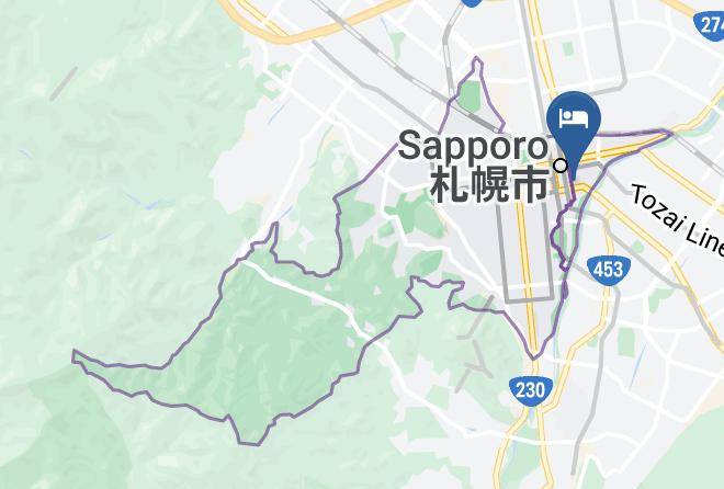 Sapporo City Chuo Ward - Fairfield By Marriott Sapporo Maps
