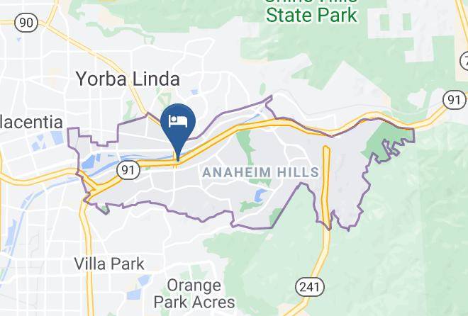 Fairfield Inn By Marriott Anaheim Hills Orange County Map