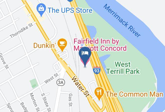 Merrimack - Fairfield Inn By Marriott Concord Maps