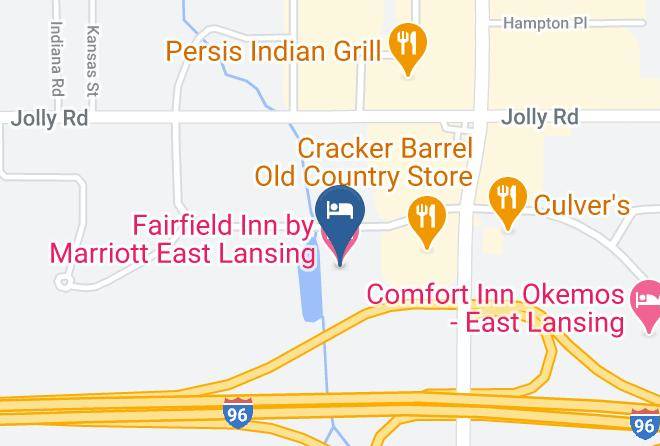 Fairfield Inn By Marriott East Lansing Map