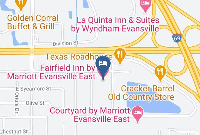 Vanderburgh - Fairfield Inn By Marriott Evansville East Maps