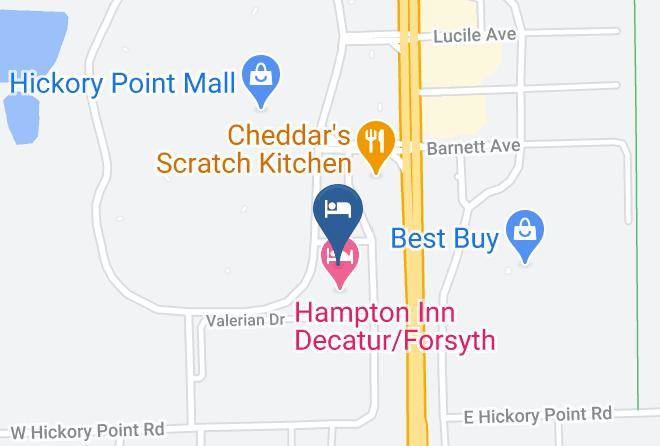 Macon - Fairfield Inn By Marriott Forsyth Decatur Maps