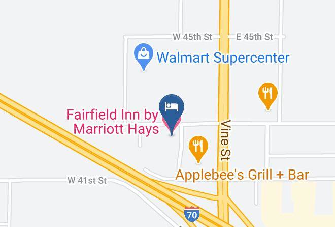 Ellis - Fairfield Inn By Marriott Hays Maps