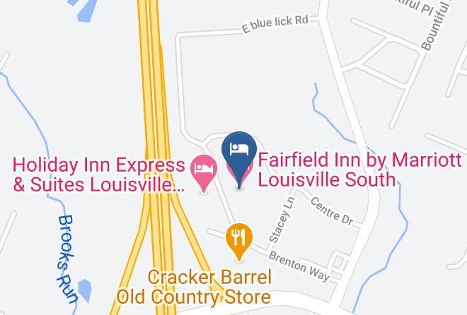 Fairfield Inn By Marriott Louisville South Map