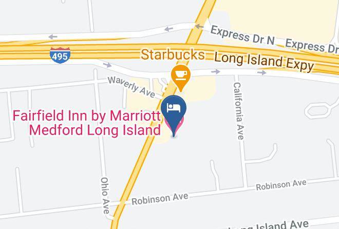 Suffolk - Fairfield Inn By Marriott Medford Long Island Maps
